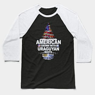 Christmas Tree  American Grown With Uraguyan Roots - Gift for Uraguyan From Uruguay Baseball T-Shirt